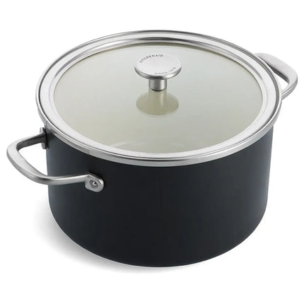 KitchenAid Steel Core Kochtopf 20 cm Mattschwarz