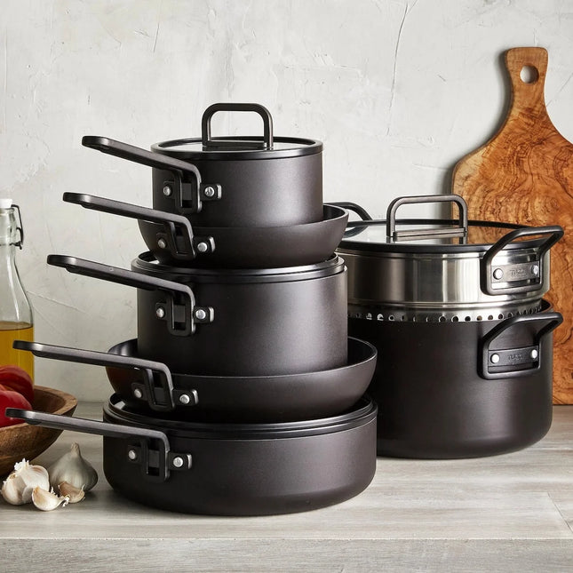 Greenpan Tucci Pfannenset 3-lagig 11-teilig - Schwarz
