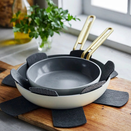 Greenpan Tucci 2-teiliges Pfannenset 20 und 26 cm – Weiß