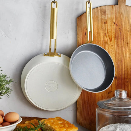 Greenpan Tucci 2-teiliges Pfannenset 20 und 26 cm – Weiß