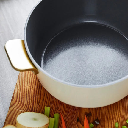 Greenpan Tucci Schmortopf - Bräter mit Deckel Weiß 6,5L 26cm