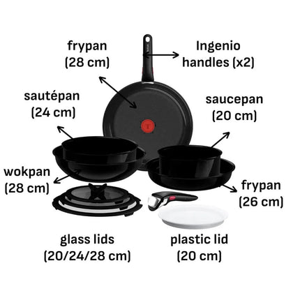 Tefal Excellence Keramik-Topfset 11-teilig